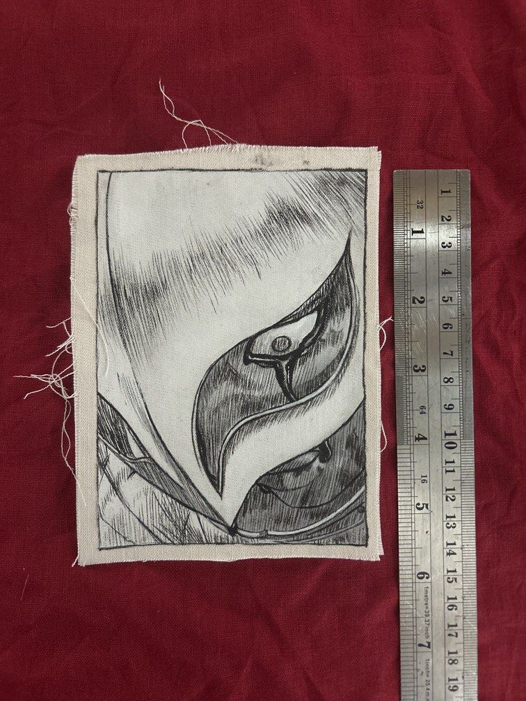 Hand painted patch (Griffifth from Berserk) (Category: Art & Prints) located in Plaridel. Submitted by eraxer___x___xtain (Listing ID 1454222444, Image 2). Description: Medium: Jacquard Textile Paints Open for commission!!! Dm us!!!.