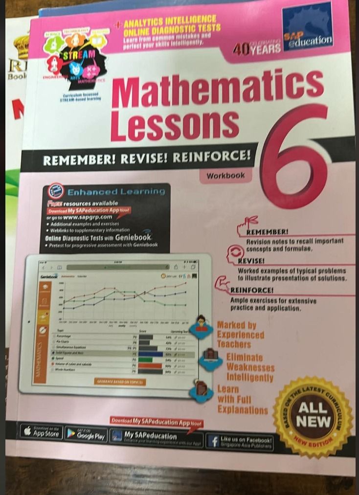 Homeschool Grade 6 SAP Education Books (Category: Textbooks) located in Quezon City. Submitted by somanygoodbooks (Listing ID 1454366134, Image 1). Description: - SAP Education Primary Level Books - Includes: Mathematics Lessons 6 Workbook & Primary Level Vocabulary & Usage Book 6 - Ideal for revision and practice - Covers essential math concepts - Builds vocabulary skills - Great for your child's learning needs With zero to very few erasable mar