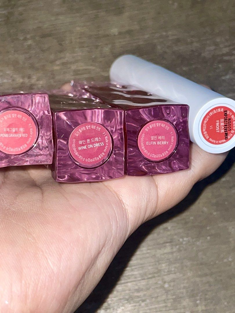 Inga Lip Tint Stain Makeup Bundle Take All Swatched Only (Category: Makeup) located in Rizal. Submitted by massivedecluttering (Listing ID 1454275272, Image 2). Description: .