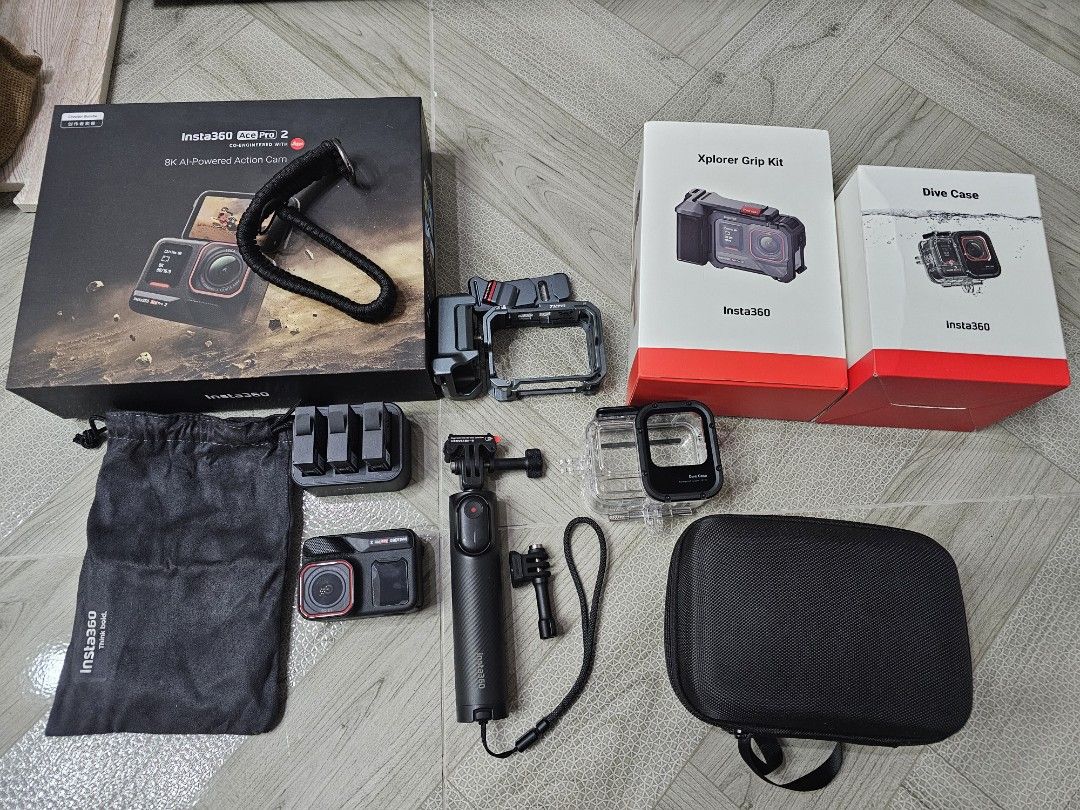 INSTA360 ACE PRO 2 (Category: Cameras) located in Davao. Submitted by momandtinkerersph (Listing ID 1454211117, Image 1). Description: 📸 Insta360 Ace Pro 2 Creator Bundle – Good as New! For sale Insta360 Ace Pro 2 Creator Bundle. ✨ Good as new – 2 beses lang nagamit sa mga lakad namin. 🔥 Selling price: ₱35,000 na lang! ✔️ May warranty pa ✔️ Binili sa SM Davao ✔️ Kumpleto sa accessories at may resibo bilang proof of purchase 📍 Location: Mintal,