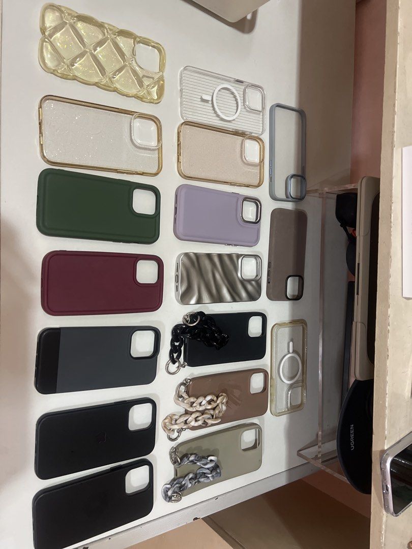 iPhone 13 Pro Max Cases - TAKE ALL FOR ₱320 (Category: Cases & Sleeves) located in Manila. Submitted by barneyss (Listing ID 1454266810, Image 1). Description: TAKE ALL FOR ₱320 RFS decluttering! Most are still in good condition.