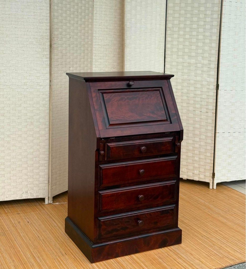 JAPAN SURPLUS ROSEWOOD STUDY BOARD IN GOOD CONDITION (Category: Tables & Sets) located in Bulacan. Submitted by monmon555 (Listing ID 1454350704, Image 2). Description: JAPAN SURPLUS ROSEWOOD STUDY BOARD IN GOOD CONDITION SIZE: 40.5H x 23.5L x 18W inches.