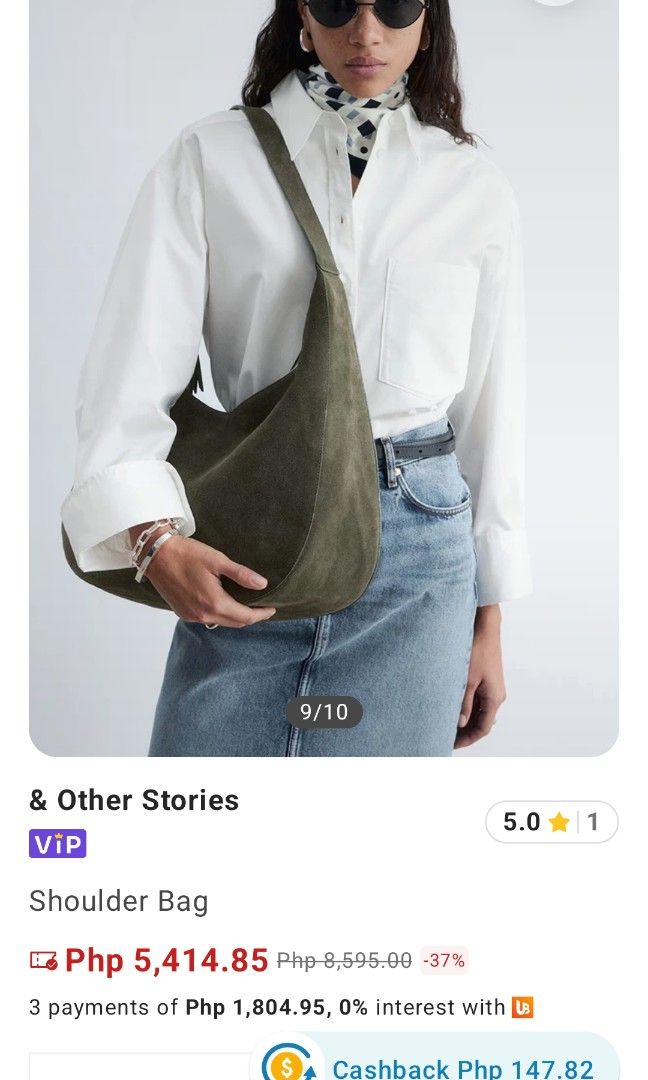 Khaki Green Shoulder Bag - & Other Stories (Category: Shoulder Bags) located in Manila. Submitted by ramp07 (Listing ID 1452277291, Image 2). Description: - Khaki green shoulder bag - Brand: & Other Stories - Stylish and versatile for everyday or night out - In stock and ready to ship.