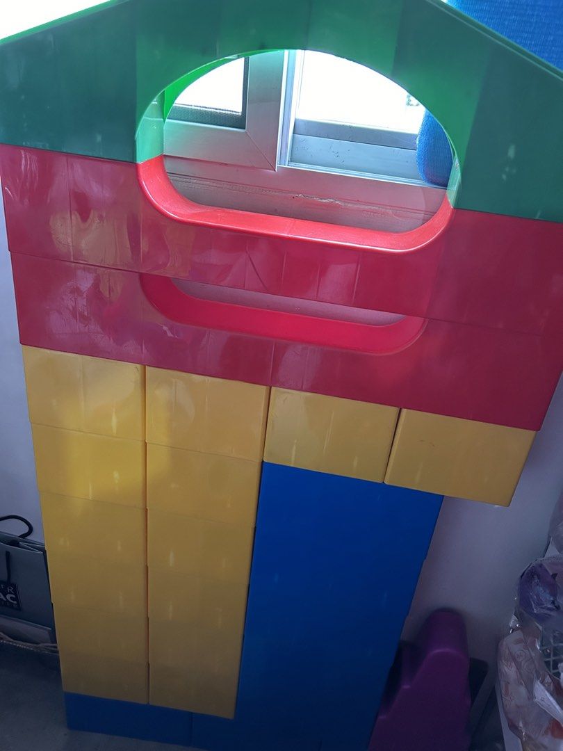 Large Plastic Building Blocks for Kids (Category: Lego & Building Sets) located in Quezon City. Submitted by aby0999 (Listing ID 1454327971, Image 1). Description: - Big, colorful building blocks - Encourages imaginative play - Easy to assemble and stack - Includes red, yellow, blue, and green pieces - Special orange door piece included - Perfect for toddlers and young children - Guarantees hours of fun.