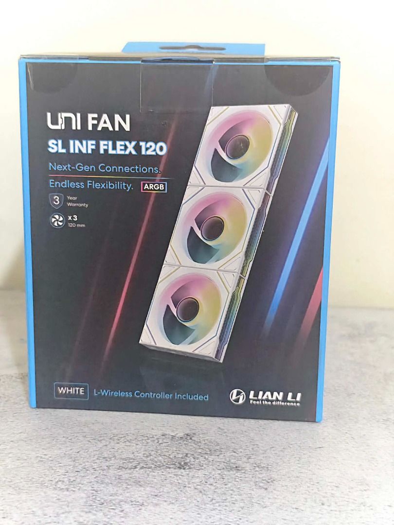 Lian Li SL INFINITY FLEX 3 IN 1 WHITE, Computers & Tech, Parts ...