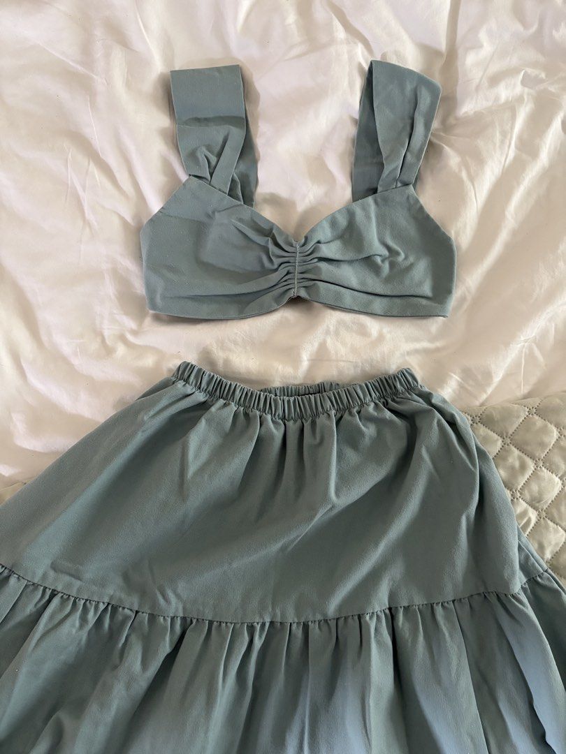 Linen blue coordinates from local brand (Category: Sets or Coordinates) located in Paranaque City. Submitted by ysabeeeeel (Listing ID 1454220990, Image 1). Description: .