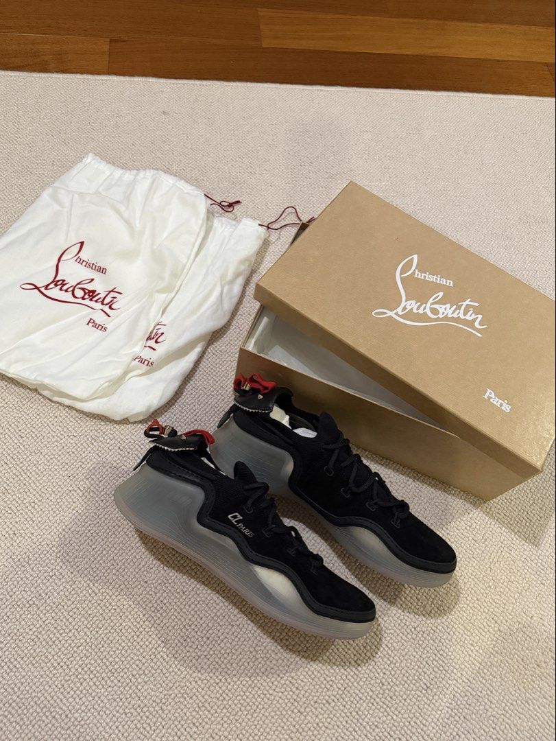 Louboutin Arpoador Flat in 44 (Category: Sneakers) located in Muntinlupa City. Submitted by sabnava (Listing ID 1454281046, Image 1). Description: Selling for my dad! - Bought in Madrid - Never used - Size EU 44/UK 10/US 11 - Comes with box and dustbag - No receipt but guaranteed authentic (Automatic refund if proven unauthentic) 😊.