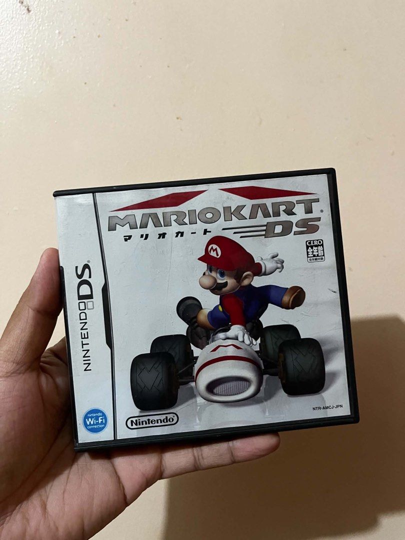 Mario Kart Ds (Category: Nintendo) located in Quezon City. Submitted by all_about_retro (Listing ID 1454309236, Image 1). Description: Mario kart ds Tested ok case japan version pero mismong cartridge english No issue cartridge Pickup.