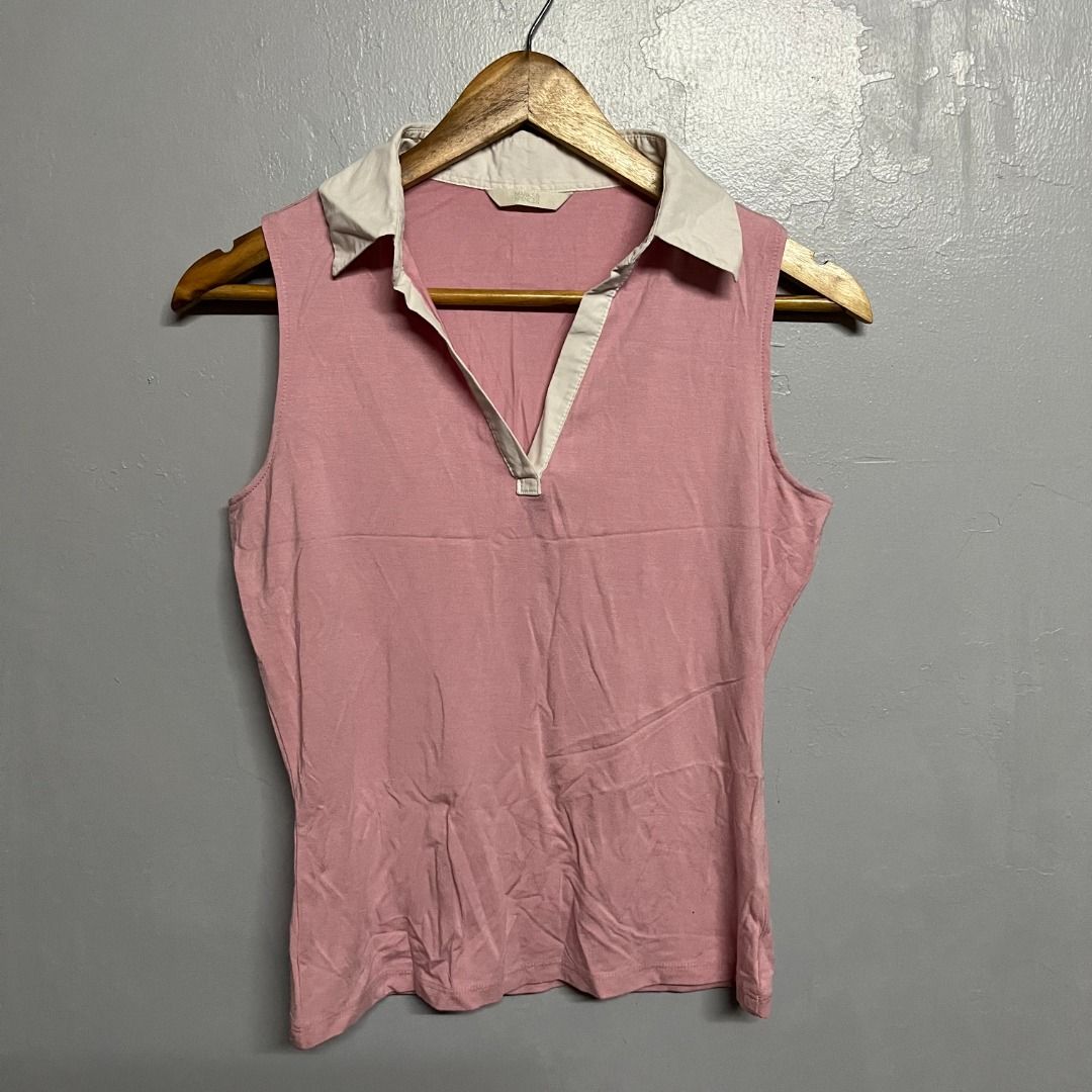 Mark & Spencer Sando Tops (Category: Sleeveless) located in Manila. Submitted by yyyyyyves (Listing ID 1454257405, Image 1). Description: Mark & Spencer Sando Tops Fits Medium to Large Good condition, need wash only.