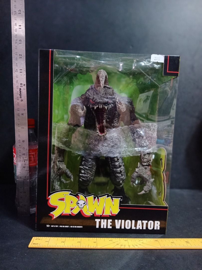 McFarlane Toys Spawn The Violator Megafig action figure (Category: Figurines & Statues) located in Quezon City. Submitted by olxph_204677666 (Listing ID 1454269591, Image 1). Description: McFarlane Toys Spawn The Violator Megafig action figure; the item was used for display at an event only. The box has dents. Actual photos posted WYSIWYG. Selling for 2,400 PHP. Shop pickup or shipping only. Shop location: Lagro Fairview. For a faster response an