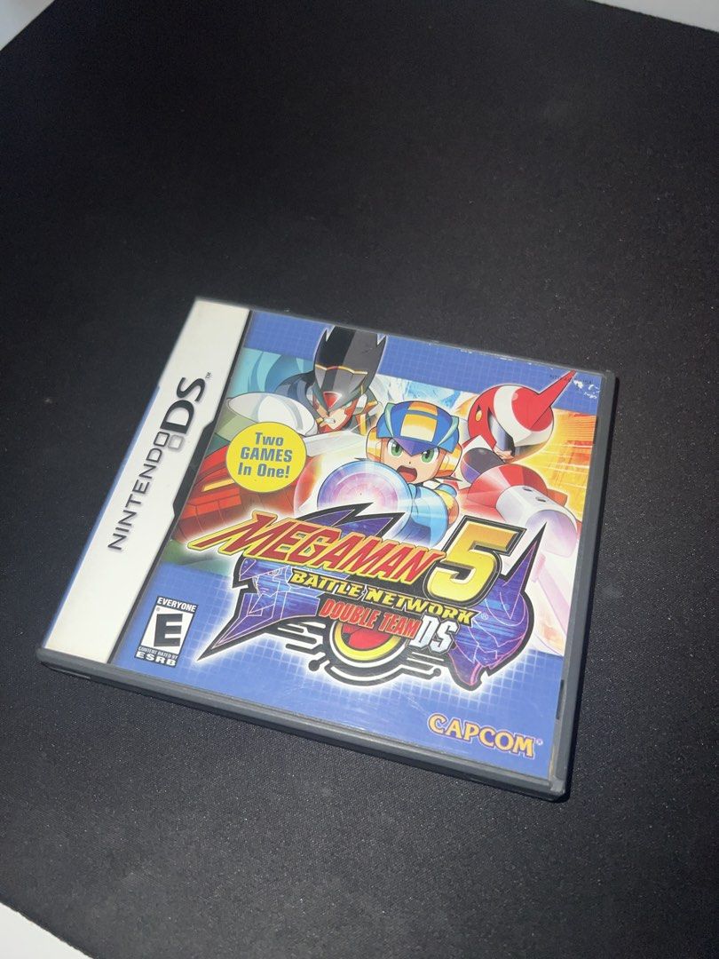 Mega Man Battle Network 5 Double Team DS Game (Category: Nintendo) located in Quezon City. Submitted by inigodiago (Listing ID 1454287045, Image 1). Description: - Includes game cartridge and original case.