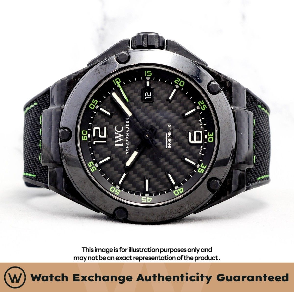 Mint IWC Ingenieur Automatic Rubber IW322404 Black Dial Z24214 Jan 2015 (Category: Watches) located in Singapore. Submitted by watchexchange.sg (Listing ID 1436411624, Image 1). Description: Mint IWC Ingenieur Automatic Rubber IW322404 Black Dial Z24214 Jan 2015 Price: $7,300 Brand: IWC Model: IW322404 Condition: Mint Dial: Black Case Diameter: 46mm Material: Carbon Original Box: No Original Cert/Papers: Yes Dated: Jan 2015 Warranty: 1 Year Warra