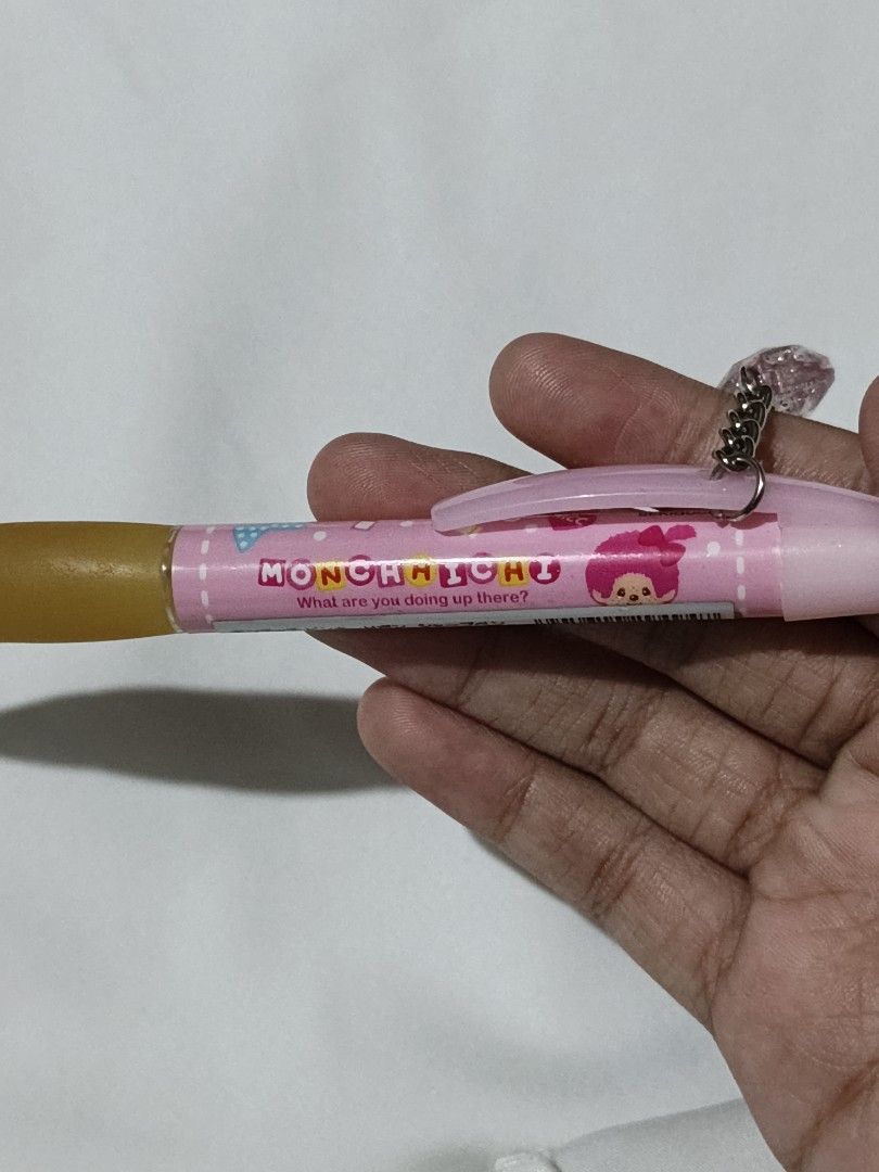 Monchhichi Pink Refillable Mechanical Pencil (Category: Stationery & School Supplies) located in Quezon City. Submitted by tiny_bean (Listing ID 1454331787, Image 3). Description: - have 7 in stock - 250 php if take all.