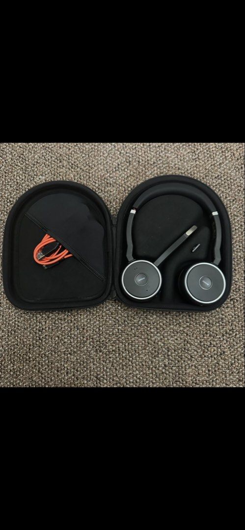 NEW Jabra Evolve 75 Wireless Bluetooth Headset (Category: Headphones & Headsets) located in Quezon City. Submitted by affordableitemsfromusa (Listing ID 1454337483, Image 2). Description: can send vid november eta 50% dp.
