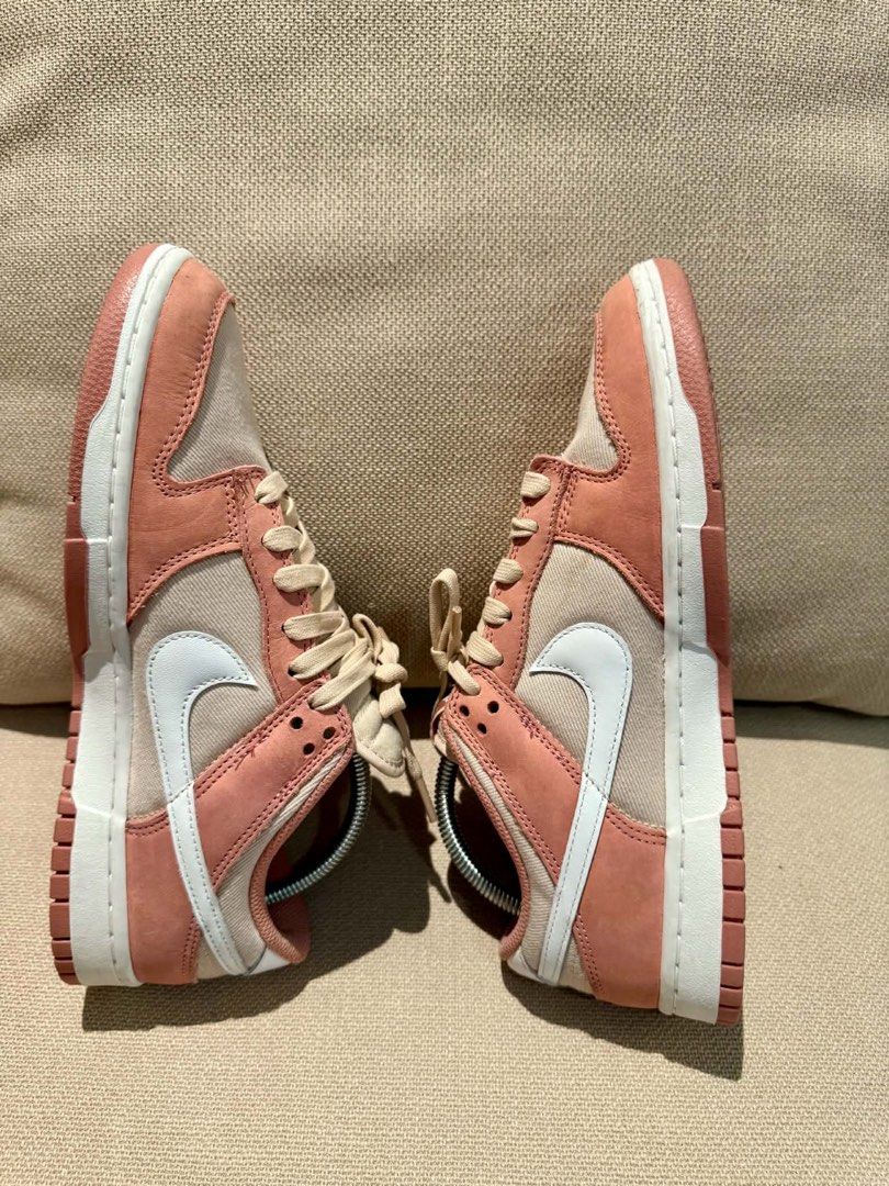 Nike Dunk Low Mens US9.5 - P3,000 (Category: Sneakers) located in Quezon City. Submitted by rhonadc (Listing ID 1454308608, Image 2). Description: - Nike Dunk Lows - Men's US Size 9.5 - Color: Pink and Beige - Classic Silhouette - Perfect for Casual Wear - Price: P3,000 - Feel free to send a message if you have any questions!.