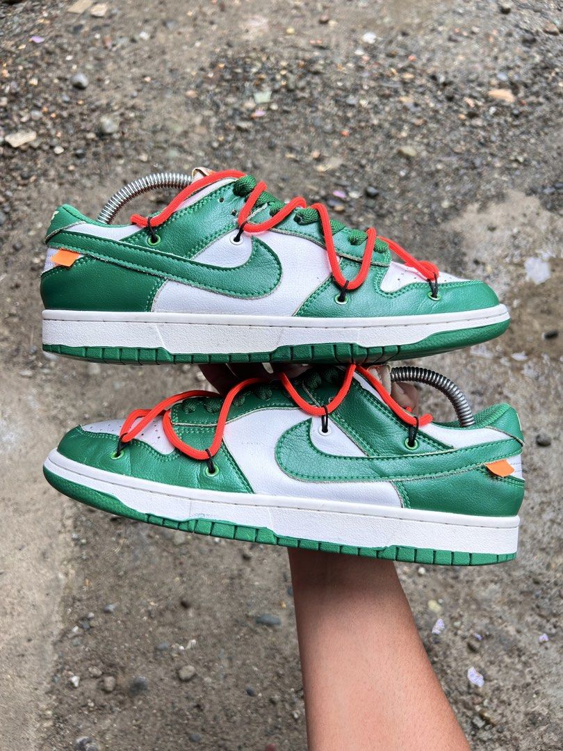 NIKE X OFF WHITE DUNK ‘PINE GREEN’ (Category: Sneakers) located in Cabanatuan. Submitted by thriftttttt (Listing ID 1454295429, Image 1). Description: .