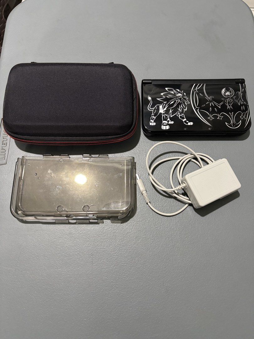Nintendo 3DS XL Solgaleo & Lunala (Category: Nintendo) located in Malolos. Submitted by vjmdcc07 (Listing ID 1454221115, Image 1). Description: New 3DS XL Solgaleo Lunala 64gb CFW (jailbroken) No issues Buttons all working, screen crisp, no bleed or dead pixel Working 3D and volume slider Both cameras working Good battery life Comes with charger, silicone case, hard case Bulacan area..