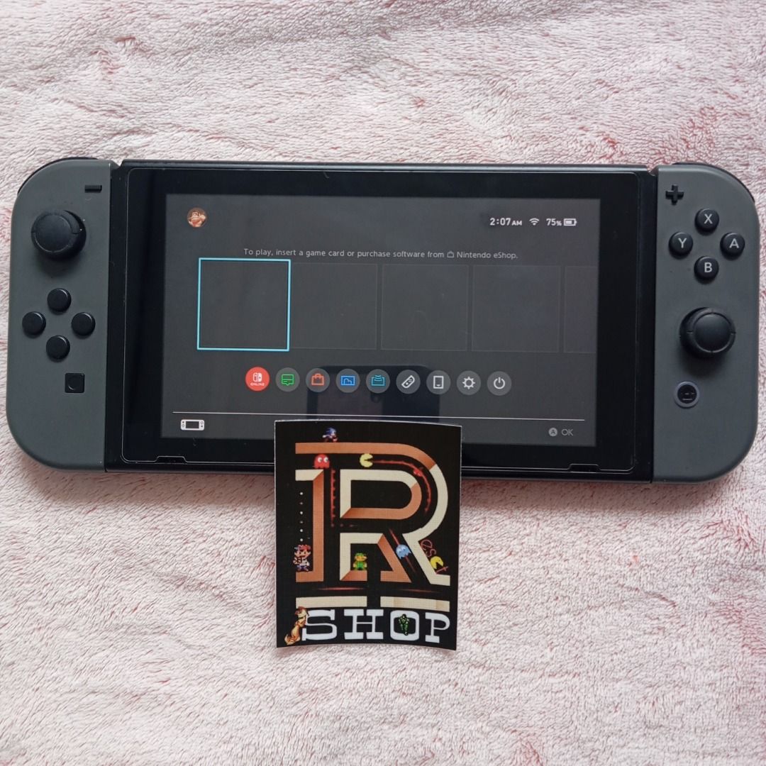 Nintendo Switch V2 NOT JB UNIT ONLY (Category: Nintendo) located in Antipolo. Submitted by resetshop (Listing ID 1454282724, Image 1). Description: Ready to Play Nintendo Switch V2 GRAY (UNIT ONLY NOT JB) – ₱6,990.00 Item Description: 1x Switch Tablet ACNH ver. 1x Pair of Joycon Item Condition: NO ISSUES Tempered Glass Installed No Drift - All buttons working Request more pictures? Send me a DM or Check Reset Shop for more offers Shipping Options
