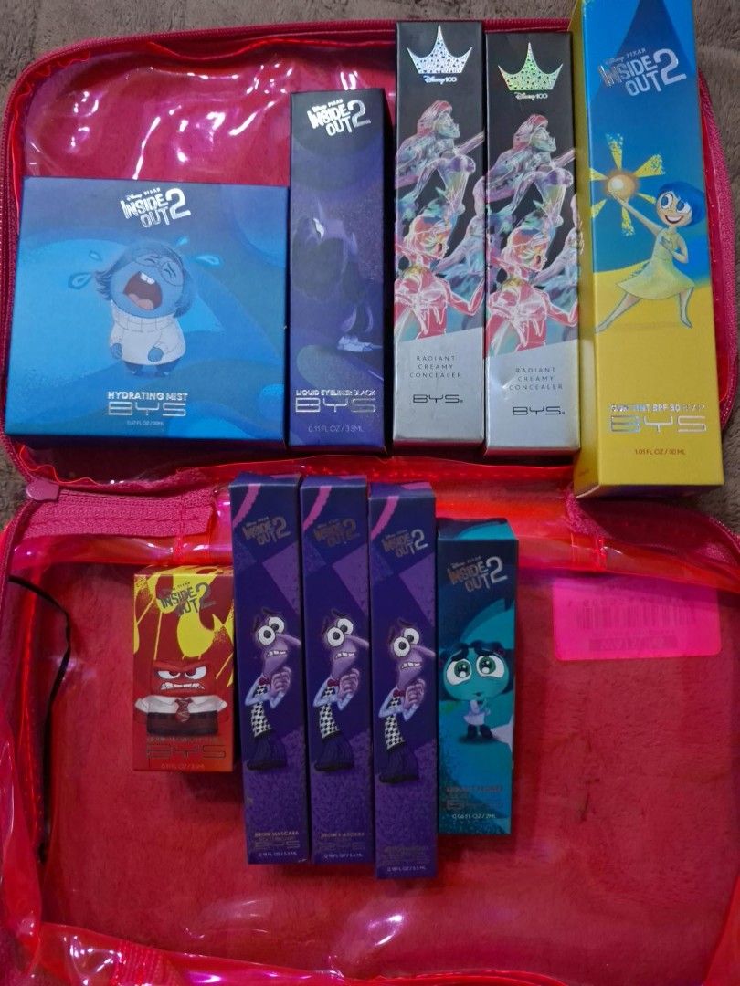 Original BYS x Disney Inside Out 2 products! 🌸 (Category: Makeup) located in Las Pinas. Submitted by bbgprelovedph (Listing ID 1454327438, Image 2). Description: ✨ BUNDLE SALE ✨ 🔥 UP TO 80% OFF 🔥 Based on Original Retail Price 💖 100% ORIGINAL🏷️ Watsons Pull-Out 🌸 Limited Stocks Only 📦 Bundle Includes: Hydrating Mist Sun Tint SPF30 PA+++ Radiant Creamy Concealer (2 pcs) Liquid Eyeliner Mascara Brow Mascara Lip Product Original Price Php 4,x