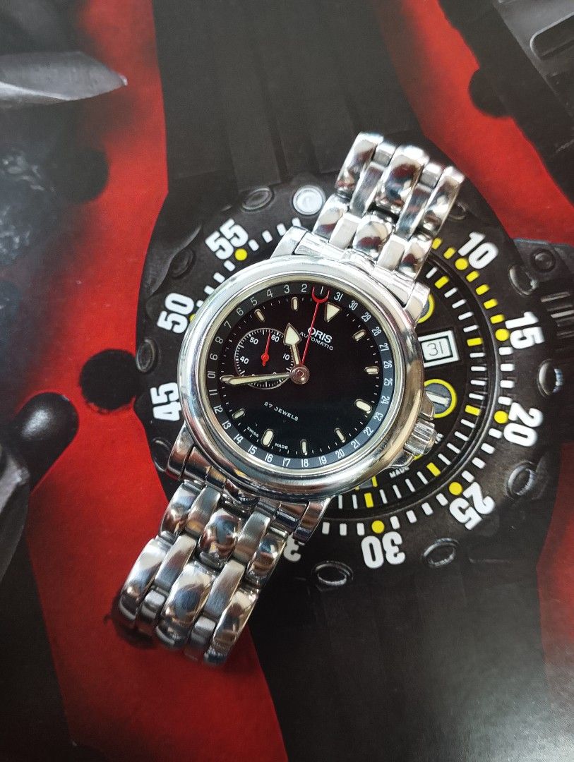 Oris pointer date automatic (Category: Men's Watches) located in Olongapo. Submitted by mvy_vintage (Listing ID 1454338069, Image 1). Description: automatic Replace back glass orig bracelet brand Oris 36mm case diameter pm to more details and picture thank you.