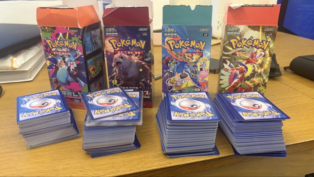 Pokemon Korean - Bulk (Category: Raw Singles) located in Cavite. Submitted by jace.themerchant (Listing ID 1454194942, Image 2). Description: Pokemon Korean - Bulk No hits. Purely bulk. Perfect for those starting to collect or for other projects that you have in mind. Pokemon Scarlet SV1S Battle Partners SV9 Crimson Haze SV5A Inferno X M2 Php 200 per box. 700 if you’re getting all 4. Each box have approximately 120cards inside. .