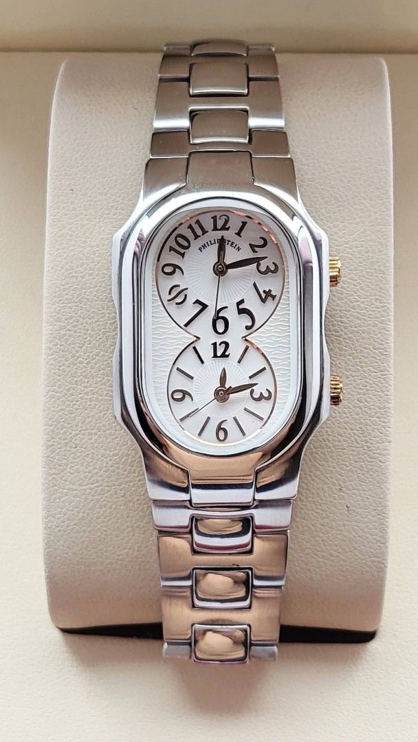 Preowned Authentic Philip Stein Watch for Ladies (Category: Luxury Watches) located in Manila. Submitted by rosewatches (Listing ID 1454222143, Image 2). Description: Preowned Authentic Philip Stein Watch for Ladies •Swissmade •Excellent Condition •Fit up to 15-16 cm wrist size) •Mother of Pearl Dial •Providee Box only! (100% Original Preowned watch) {Ready for delivery/pickup/meetup} 📍Manila, Philippines for more affordable luxury! Follow us on