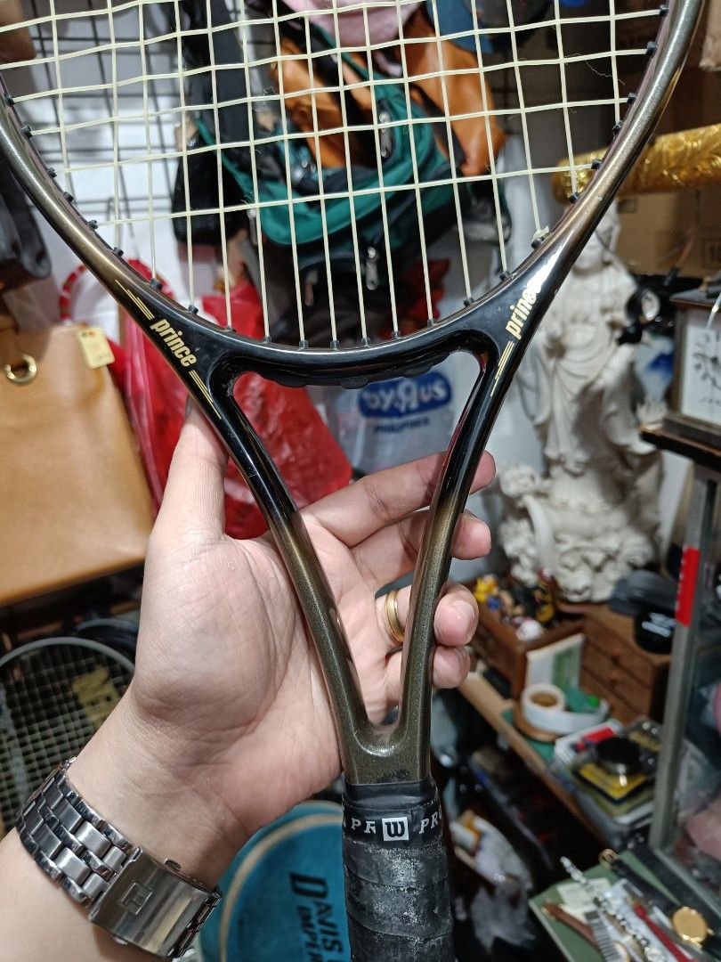 Prince classic Graphite PRO Oversize Tennis racket (Category: Other Sports Equipment and Supplies) located in Taguig. Submitted by ashicollection (Listing ID 1454315820, Image 3). Description: Please read! For sure buyer only! NO COD/COP No reservation The items will be sold to the first payer w/o prior notice. Verbal reservations are not acceptable. Note: All items are vintage. Please manage your expectations accordingly. G cash payment. Shippin