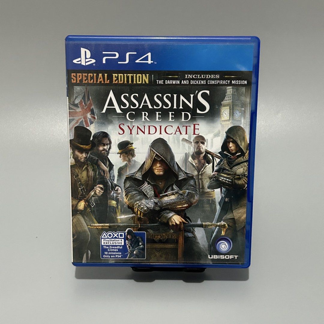 PS4: Assassins Creed Syndicate (Category: PlayStation) located in Quezon City. Submitted by argamenest (Listing ID 1454189063, Image 1). Description: Tested and Working (see last pic) location: Fairview QC .