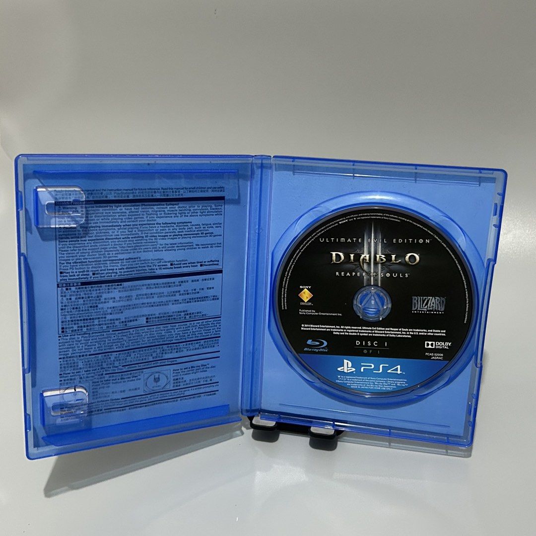 PS4: Diablo 3 (Category: PlayStation) located in Quezon City. Submitted by argamenest (Listing ID 1454190618, Image 3). Description: Tested and Working location: Fairview QC.