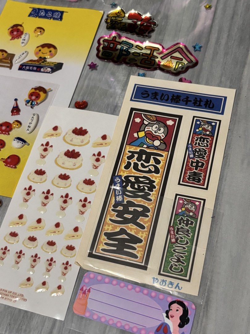 Random Stickers Bundle (Category: Art & Prints) located in Manila. Submitted by starrvx (Listing ID 1454229231, Image 3). Description: - WYSIWYG! vintage sticker bundle :).