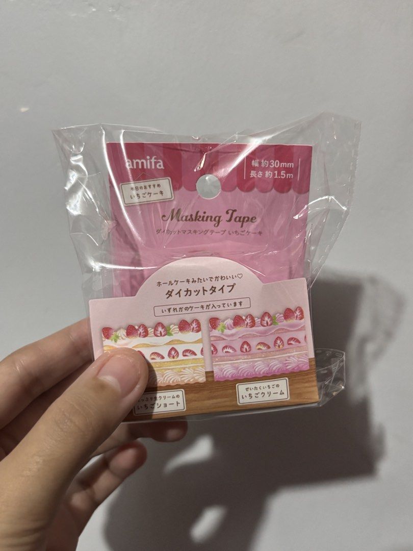 Rare Amifa Cake Washi Tape (Category: Craft Supplies & Tools) located in Manila. Submitted by starrvx (Listing ID 1454227252, Image 2). Description: 200 each, brandnew and sealed - perfect washi for journaling <3.
