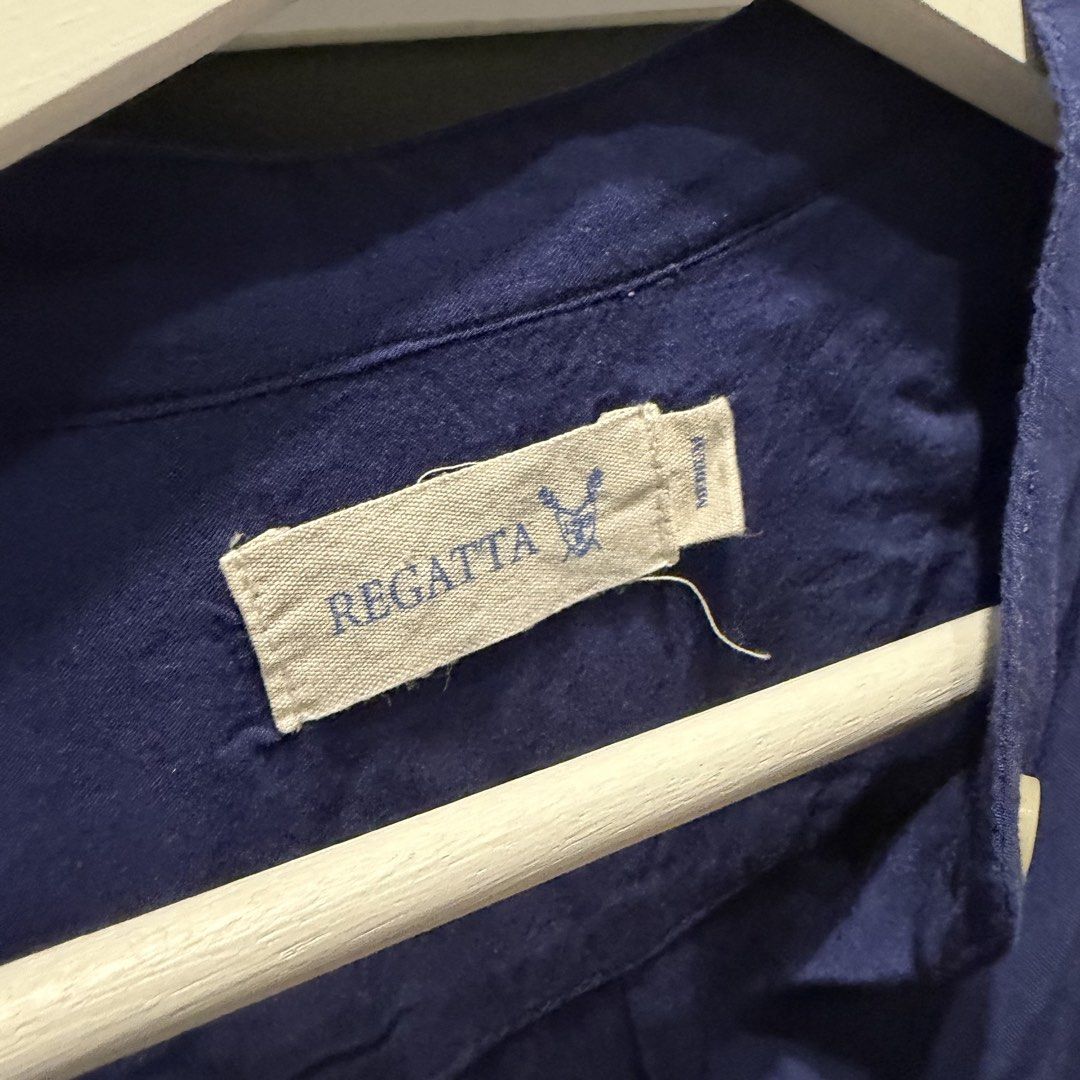 Regatta Navy Blue Sleeveless Button-Up Shirt (Category: Shirts) located in Pasig City. Submitted by flygirlfinds (Listing ID 1454293815, Image 2). Description: Please read full post before asking questions and making offers. Thank you! 😊 DETAILS Brand: Regatta Size: Medium Condition: 10/10 Used a few times, excellent condition RFS: Leaving the country, everything must go -——————————————————— LOWEST / LAST PRICE POSTED -———————————————————.