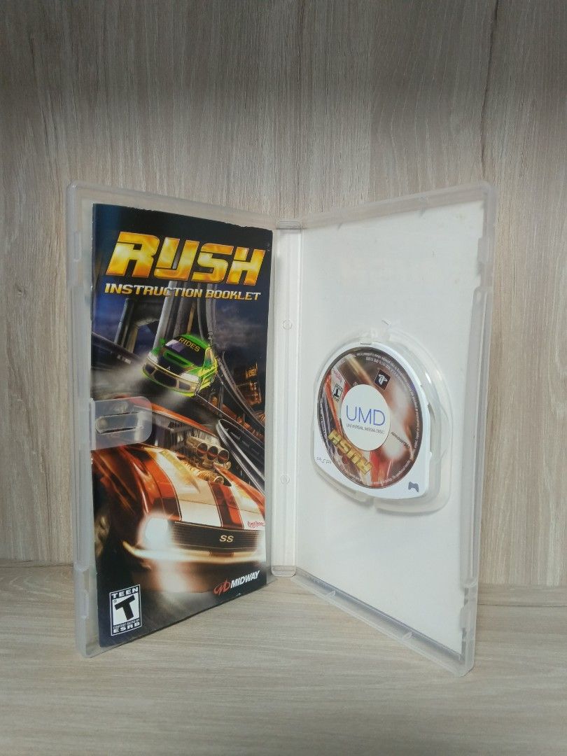 RUSH PSP UMD Game (Category: PlayStation) located in Bauang. Submitted by gamingstation12 (Listing ID 1454198538, Image 2). Description: For Sale PSP UMD Game RUSH = Php. 350 Region 1 Complete with Manual Disc Case Condition: 8.9/10 (Good Condition) Price is negotiable Good Condition 💯🔥 Working and Tested 💯🔥 "PAYMENT FIRST POLICY" Shipping Accepted Method of Payment GCASH Palawan Express Cash (Upon Meet Up) Method of Delivery / Shipping: 1.) 