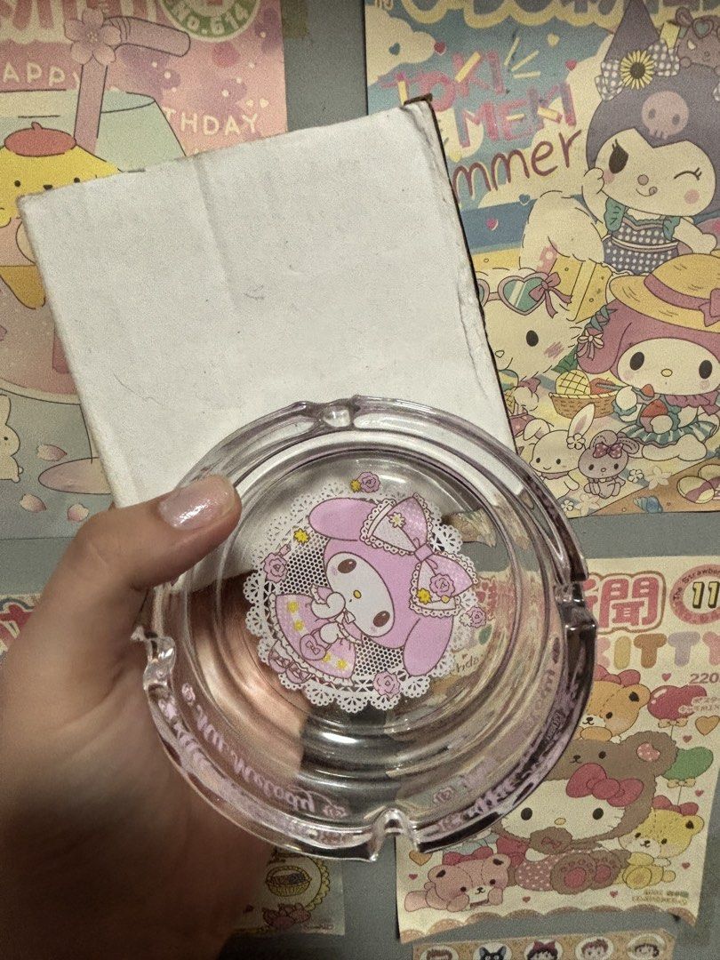 Sanrio My Melody Ash Tray Pink Ceramic (Category: Home Improvement Tools & Accessories) located in Muntinlupa City. Submitted by matchalinlin (Listing ID 1454254997, Image 2). Description: .
