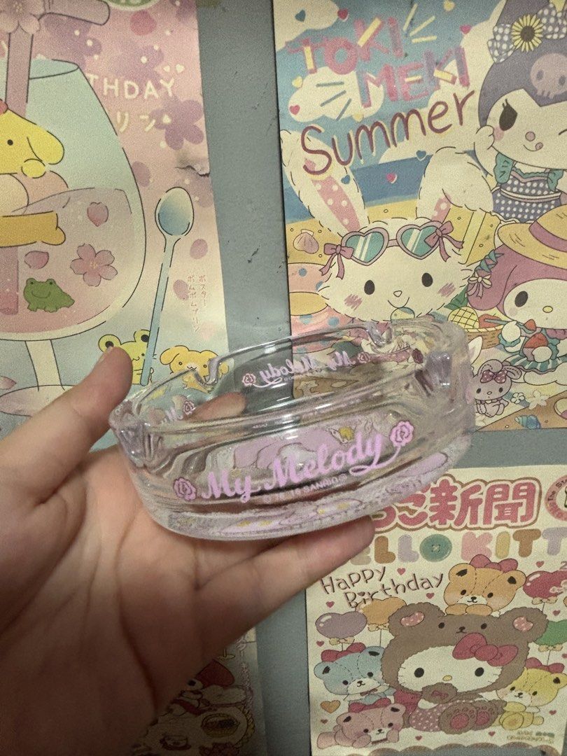 Sanrio My Melody Ash Tray Pink Ceramic (Category: Home Improvement Tools & Accessories) located in Muntinlupa City. Submitted by matchalinlin (Listing ID 1454254997, Image 3). Description: .