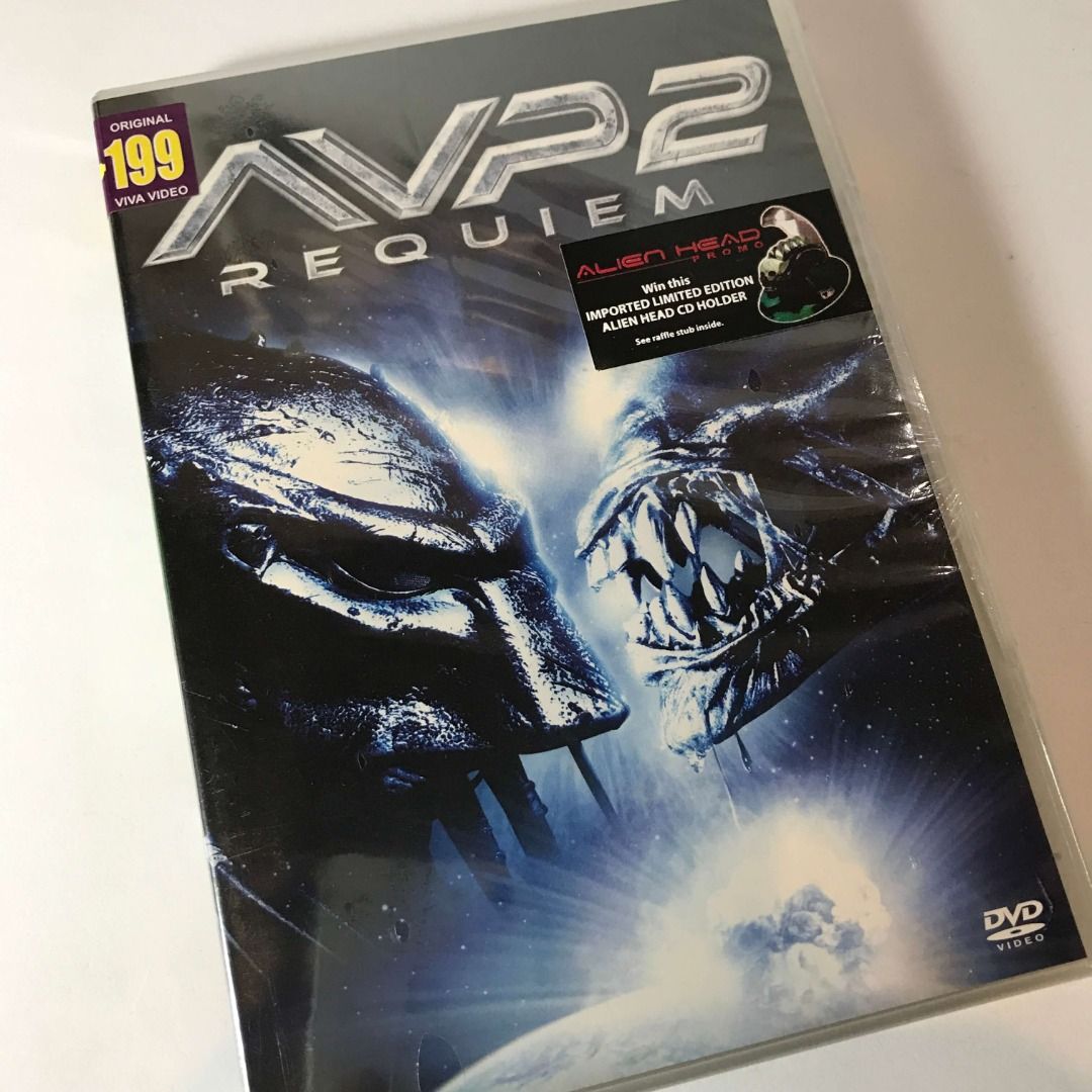 [SEALED] Aliens vs Predator 2 Requiem DVD (Region 3), Hobbies & Toys ...