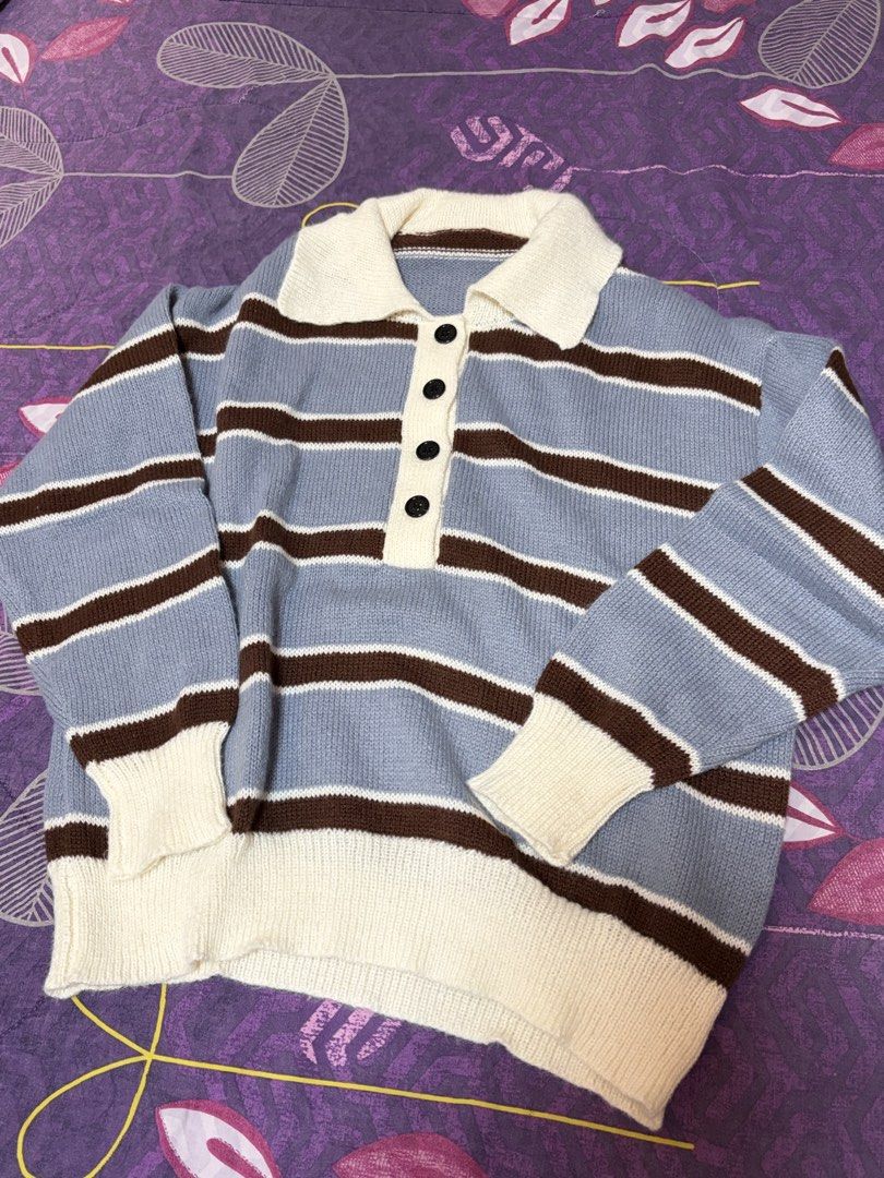 Shein Button Down Collared Knitted Sweater (Category: Coats, Jackets and Outerwear) located in Quezon City. Submitted by morespace555 (Listing ID 1454275444, Image 1). Description: .