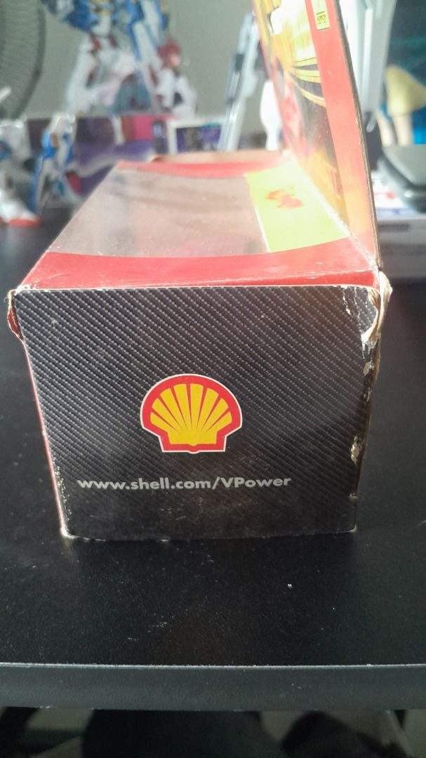 Shell - V-Power Ferrari 575 GTC (Category: Vehicle & Diecast Models) located in Cainta. Submitted by lesleyblckvlvt (Listing ID 1454238300, Image 2). Description: A genuine Shell Ferrari 575 GTC model car from the 2006 Ferrari Collection. Good for diecast collectors, Ferrari enthusiasts, or anyone collecting Shell V-Power promo sets. - The original exterior box is included, although the box shows noticeable signs of shelf wear and deterioration d