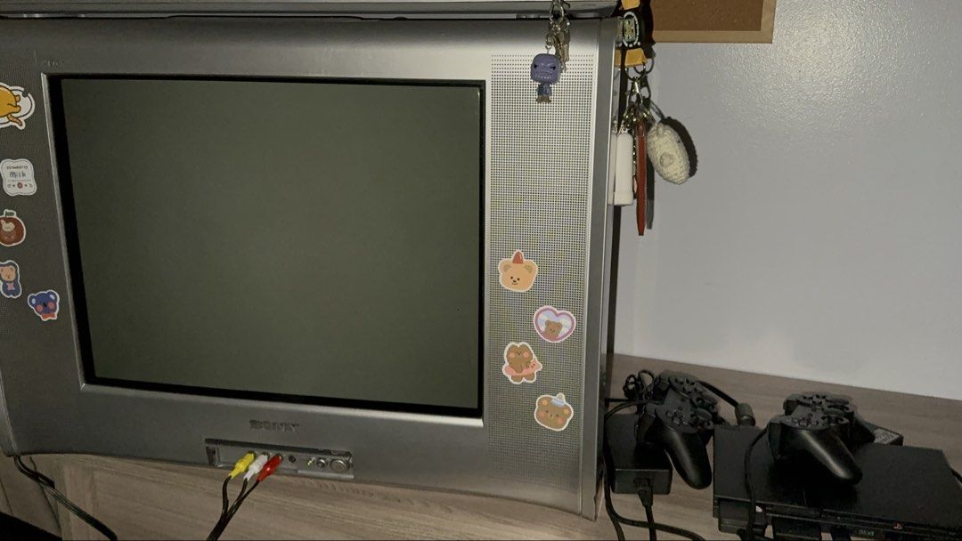 Sony CRT TV 21” (Category: TV) located in Manila. Submitted by peanutsome95173 (Listing ID 1454290987, Image 2). Description: - Classic Sony CRT Television - Perfect for retro gaming setups - Tested and working (shown playing Resident Evil 4 & Undertale) - Authentic retro feel - Powercable & Remote Control included RFS: Need funds and extra space in my room Price negotiable.