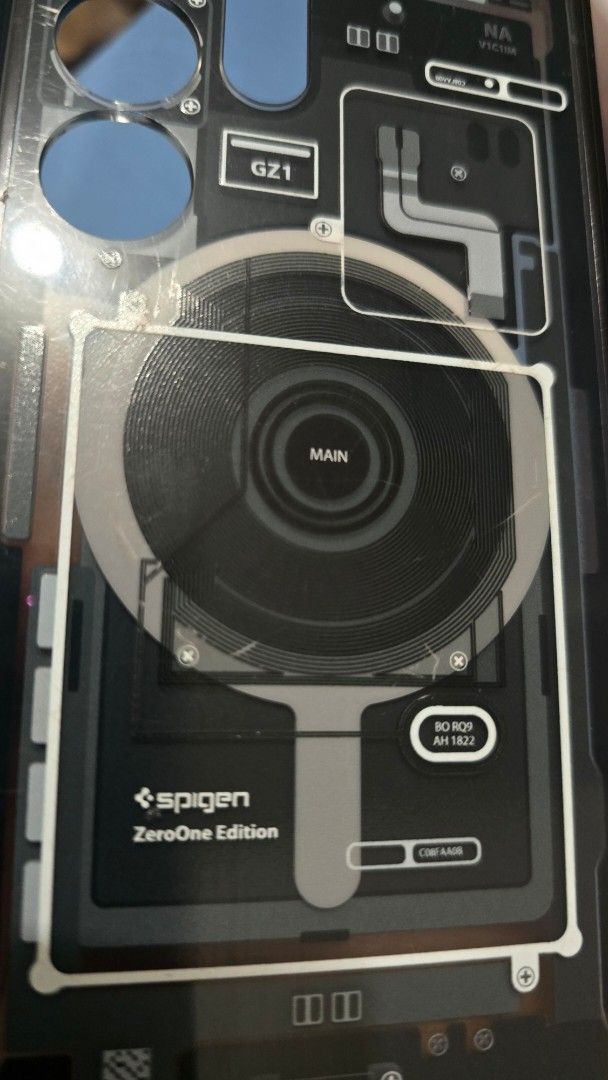 Spigen ZeroOne Edition Case for Samsung Galaxy S24 Ultra (Category: Cases & Sleeves) located in Pasig City. Submitted by desencombrer11 (Listing ID 1454353468, Image 3). Description: -Spigen ZeroOne Edition Case for Samsung Galaxy S24Ultra - Features MagFit for seamless magnetic charging - - has a small scuff at the upper right corner, no cracks, some very light scratches at the back as seen in pics bought in the US, SRP: 25.92 rfs: traded phone 