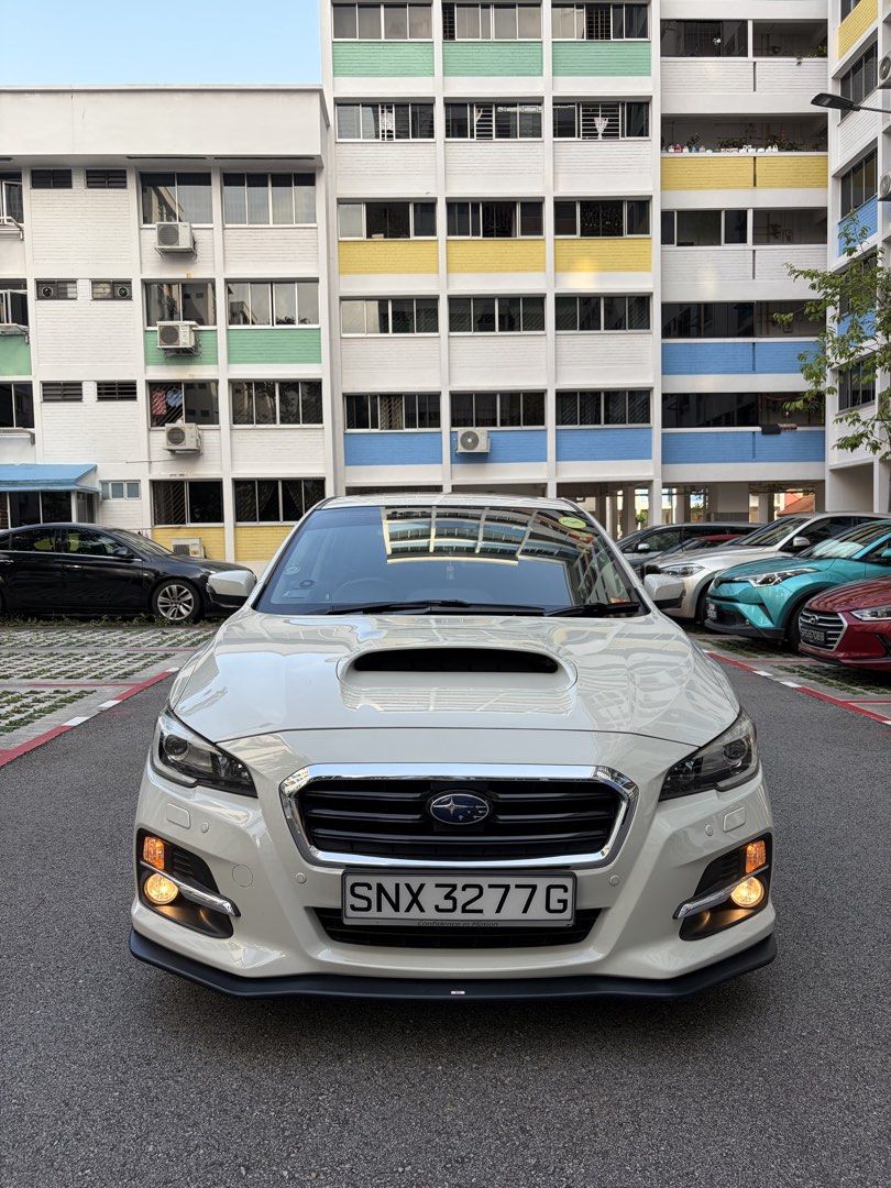 Subaru Levorg 1.6 GT-S (A) (Category: Used Cars) located in Singapore. Submitted by lehlong13.cario (Listing ID 1454192193, Image 1). Description: 2016 Subaru Levorg 1.6 GT-S | AWD Turbo | Well Maintained + Tastefully Modified Mechanically sound and well maintained. Preventive maintenance done including spark plugs, diff oil, gaskets/seals, wheel bearing, OEM front brake pads. Washed weekly. Practical wagon with huge boot space, comfortable daily