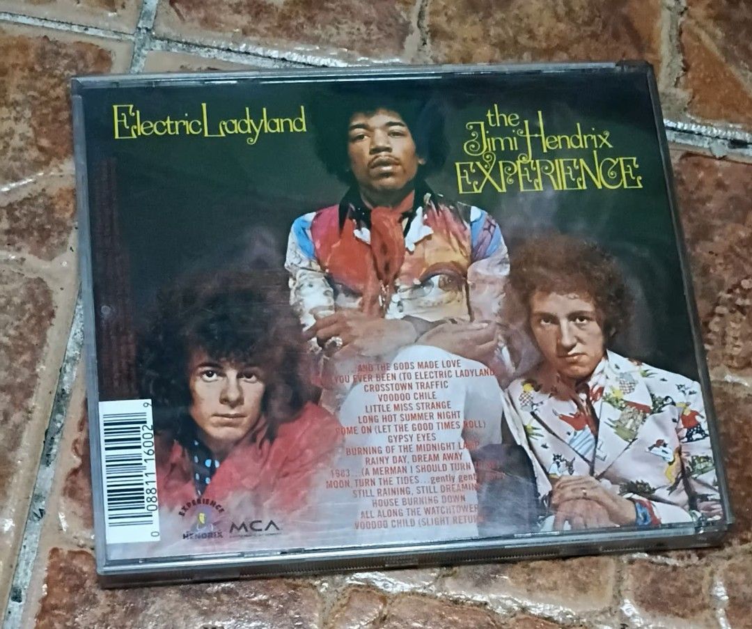 The Jimi Hendrix Experience - Electric Ladyland CD (Category: CDs & DVDs) located in Quezon City. Submitted by dancatz (Listing ID 1454223692, Image 3). Description: □ P 450.00 - Classic album: The Jimi Hendrix Experience - Electric Ladyland CD. - Features all iconic tracks. - A great addition to any music collection. - Own a piece of legendary music history. LFB Seller's location : Brgy. Sta. Teresita Quezon City Please DM for more details Payme