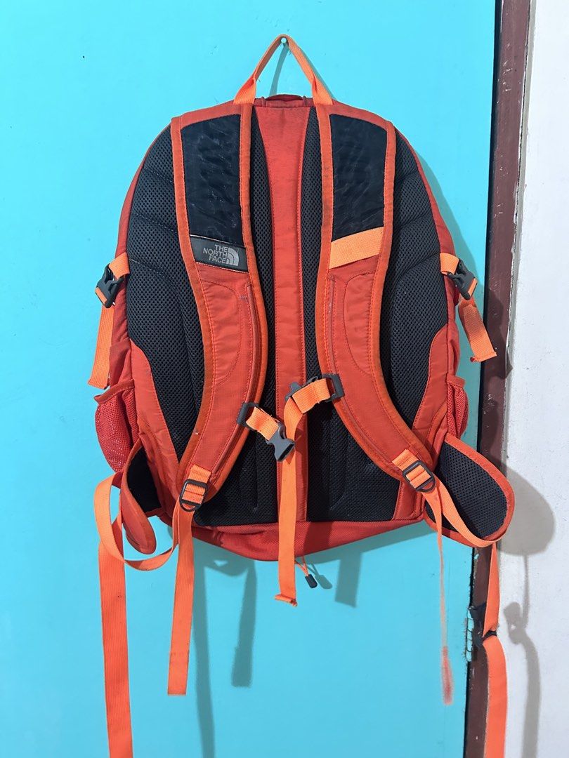 The North Face Borealis Backpack Orange (Category: Backpacks) located in Manila. Submitted by kyletrvs (Listing ID 1454241499, Image 3). Description: - Orange The North Face Borealis backpack - Front bungee cords for extra storage - Mesh side pockets - Padded straps and back for comfort - Main compartment and front zip pocket - Ideal for school or hiking .