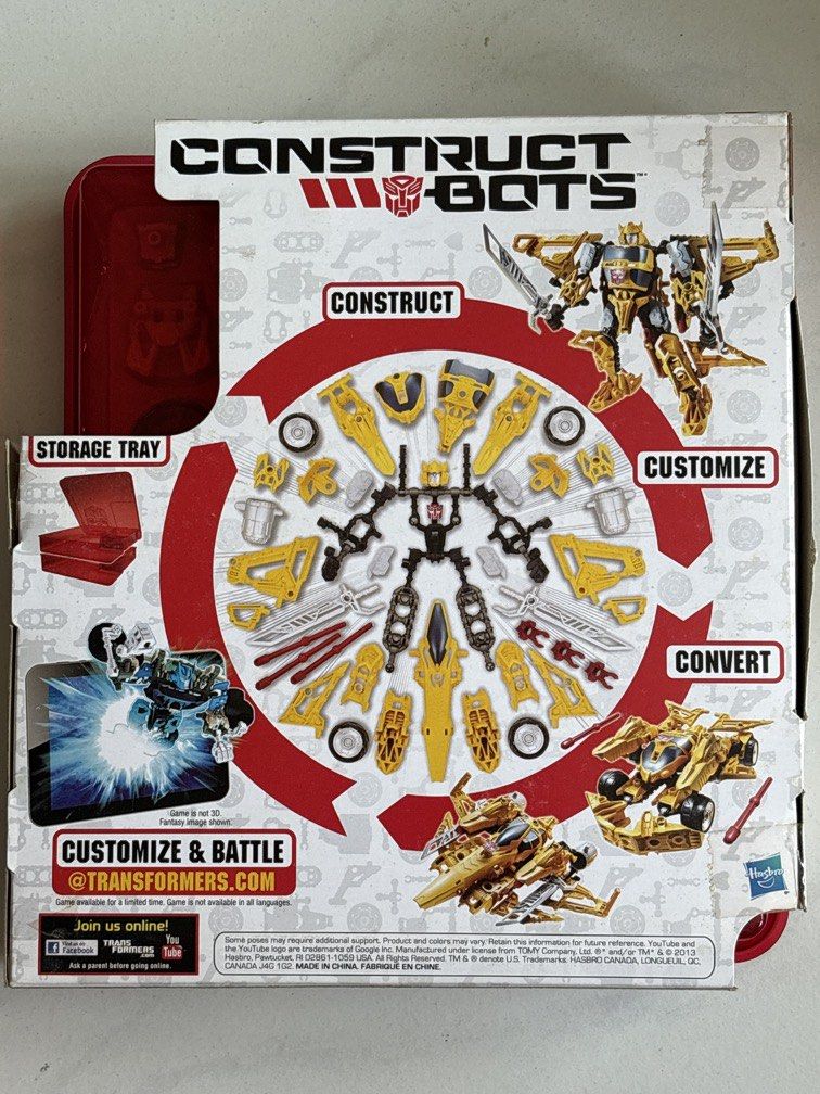 Transformers Construct-Bots Bumblebee (Category: Lego & Building Sets) located in Singapore. Submitted by meek-e-maus (Listing ID 1454235851, Image 2). Description: .