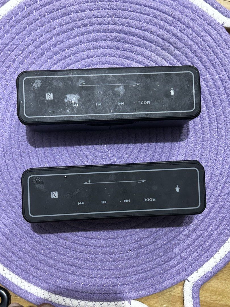 TRONSMART ELEMENT MEGA 40WATTS TWO PIECES (Category: Soundbars, Speakers & Amplifiers) located in Manila. Submitted by ecesmart (Listing ID 1454239123, Image 2). Description: Brand/Model: Tronsmart Element Mega (SoundPulse™) • Type: Portable wireless Bluetooth speaker with touch controls • Output: 40W max (2×20W), strong bass & 3D sound • Controls: Touch panel — MODE, playback, slide volume, NFC icon for quick pairing • Connectivity: Bluetooth, N