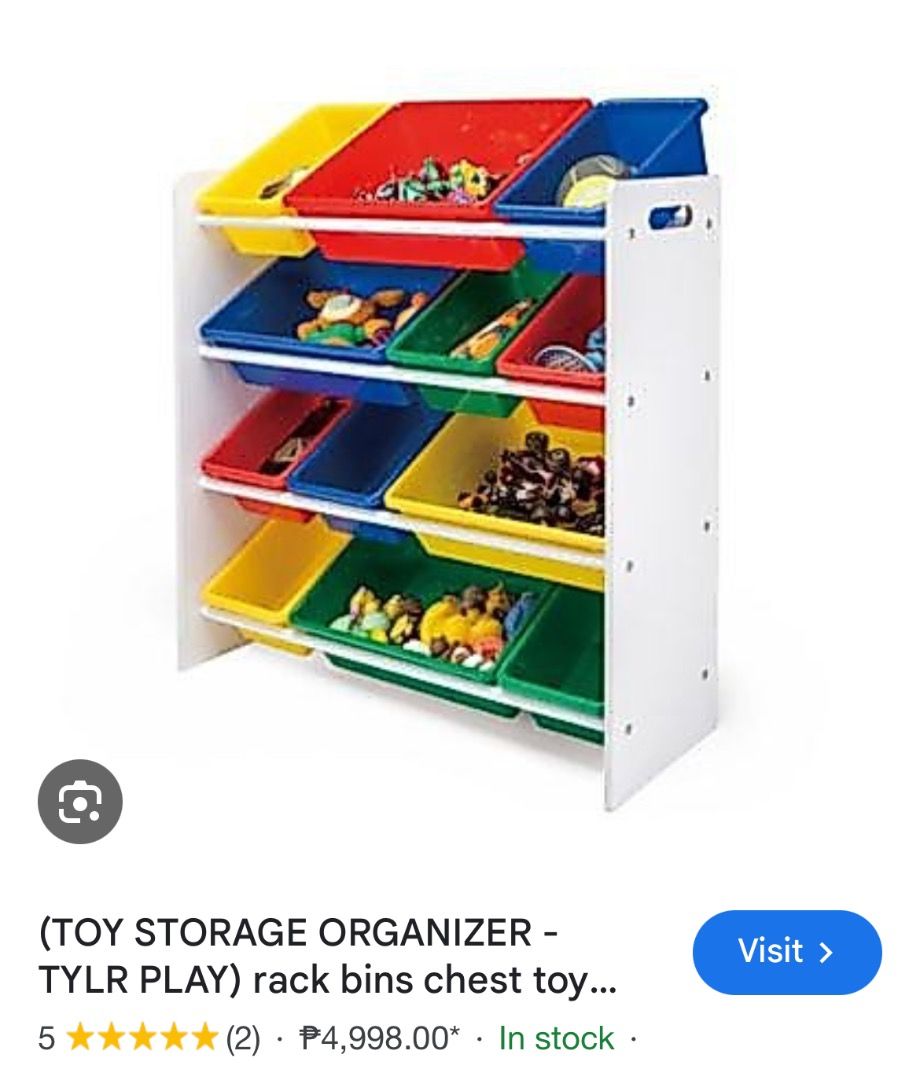 TYLR PLAY Toy Storage Organizer (Category: Storage Boxes & Baskets) located in Santiago. Submitted by evrythngulove (Listing ID 1454194697, Image 1). Description: Bought from S&R Can do lalamove From Sampaloc Payment first before shipping Ipapadala pa po ito from isabela .
