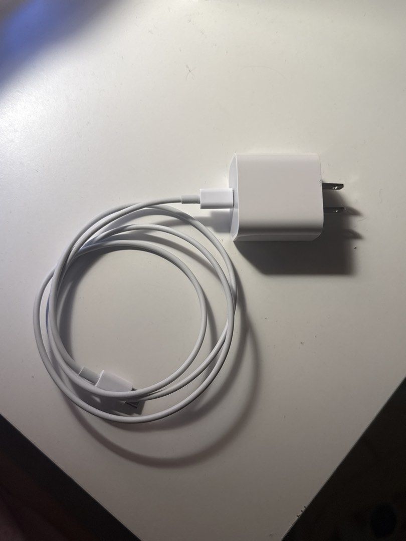 Type C Charger with Cable and Adapter (Category: Chargers & Cables) located in Manila. Submitted by maggy_101024 (Listing ID 1454342851, Image 1). Description: - Type C Charger - Works well for apple products - RFS: No longer needed - 35 watts adapter .