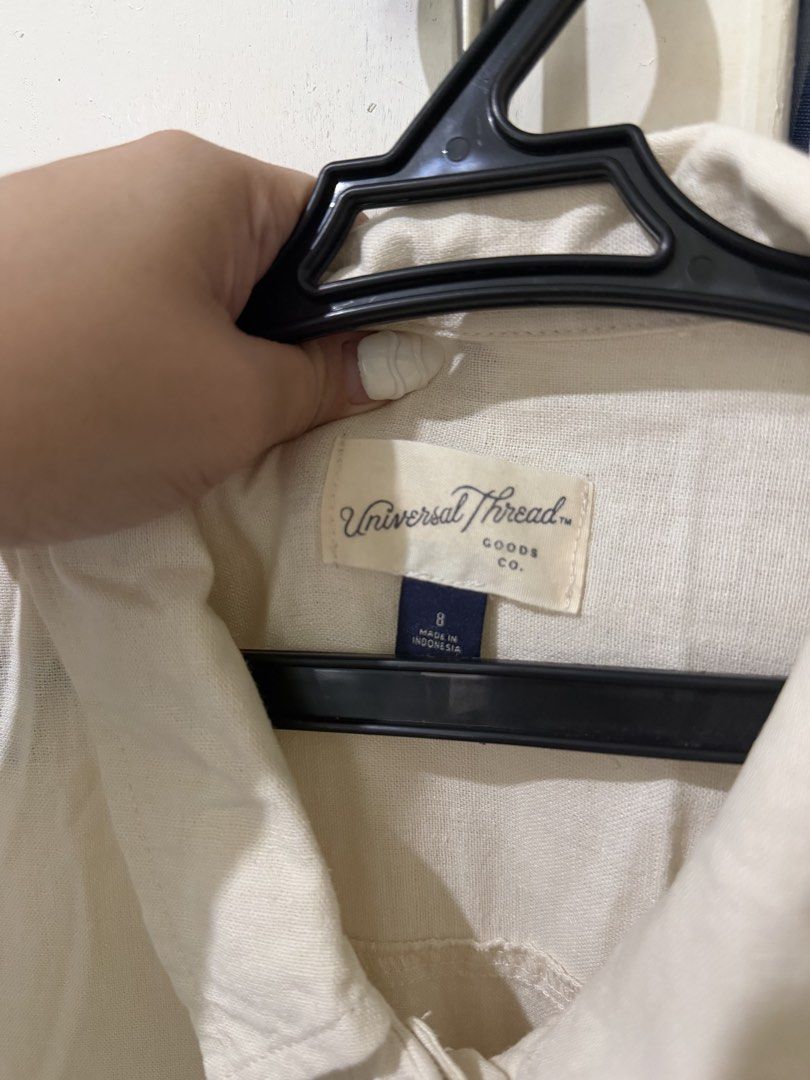 Universal Thread Cream Utility Jumpsuit Size 8 (Category: Jumpsuits) located in Calumpit. Submitted by milkncookiess (Listing ID 1454269558, Image 2). Description: Bought in the US Rfs: too big for me.