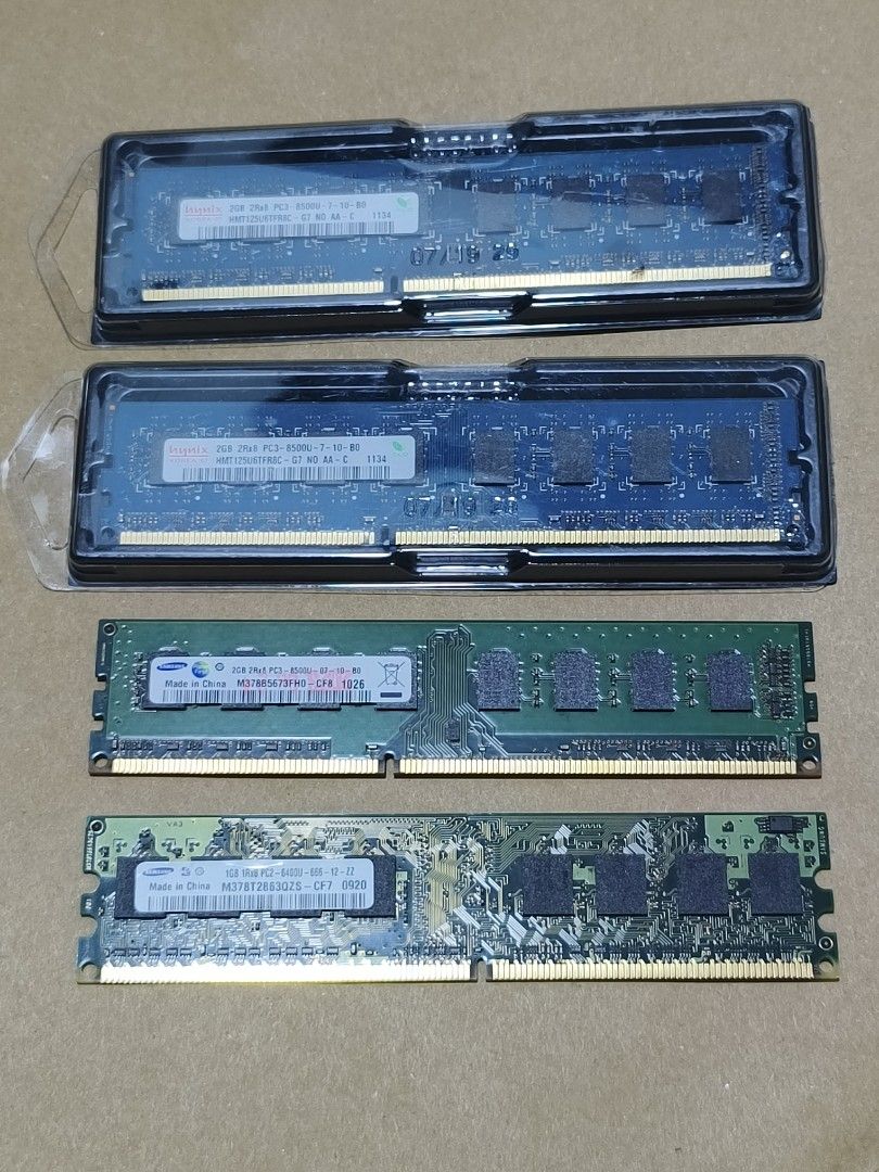 Untested GPU / DDR3 / DDR2 Bundle (Category: Computer Parts) located in Manila. Submitted by budgetcache (Listing ID 1454305504, Image 3). Description: PC Parts Bundle – Untested GPU + RAM (Sold As-Is) Selling a bundle of PC components: 1 × Nvidia GT 9500 (1gb vram) 3 × 2GB DDR3 RAM sticks (6GB total) 1 × 1GB DDR2 RAM stick These items are untested. Sold as-is with no returns. They may be suitable for parts, repair, or anyone with the equipment t