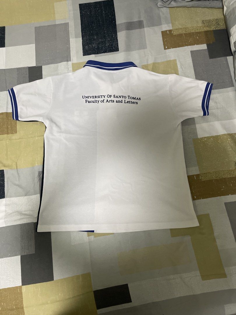 UST AB Type B Mens XS (Category: Tshirts & Polo Shirts ) located in Valenzuela. Submitted by fmstarosa (Listing ID 1454323127, Image 2). Description: - UST AB Faculty of Arts and Letters Type B uniform - Mens - XS on tag - only issue is minimal na himulmol sa likod - 2 pcs available.